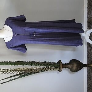 LuLaRoe Carly Heathered Purple Hi-low hem T-shirt Dress